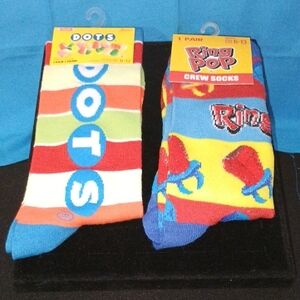 Ring Pop and Dots Crew Socks - Multicolor